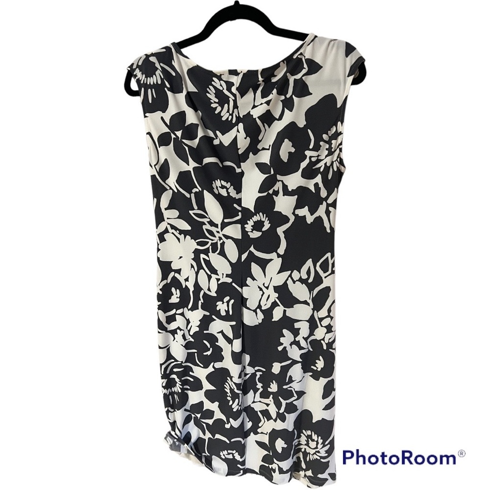 A Chaps grey and white dress in size large - Picture 6 of 8